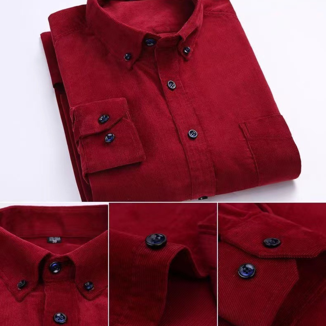 LOUIS & MARGOT | CHEMISE EN VELOURS CÔTELÉ POUR HOMME
