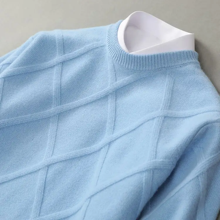 Louis & Margot | Pull Argyle en Cachemire