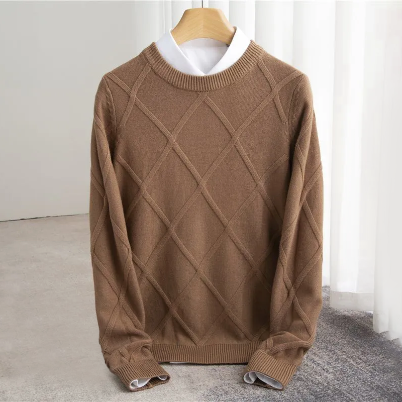 Louis & Margot | Pull Argyle en Cachemire