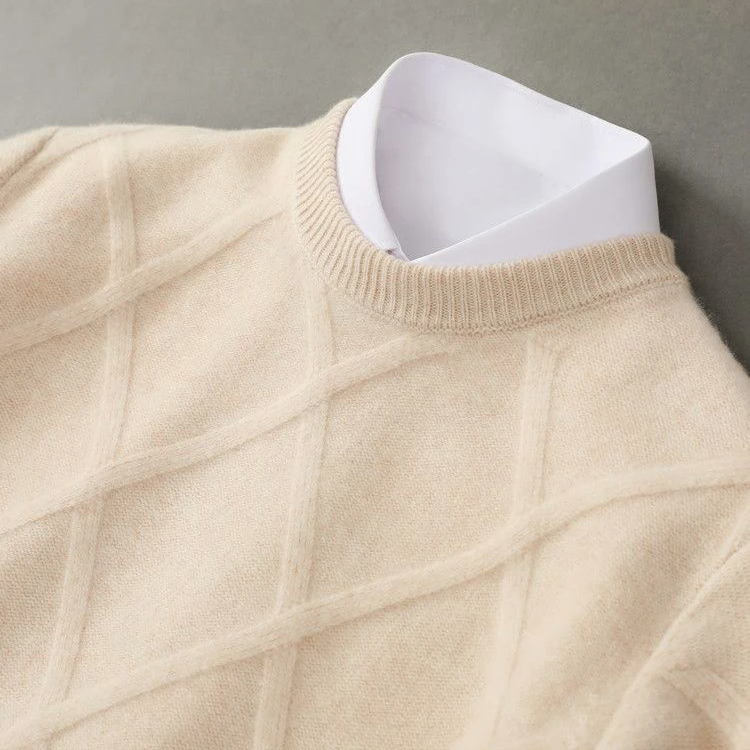 Louis & Margot | Pull Argyle en Cachemire