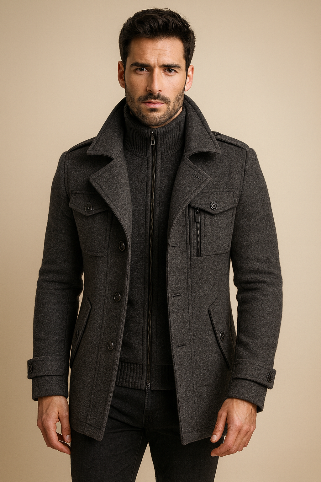 LOUIS & MARGOT | MANTEAU D'HIVER LONG POUR HOMME
