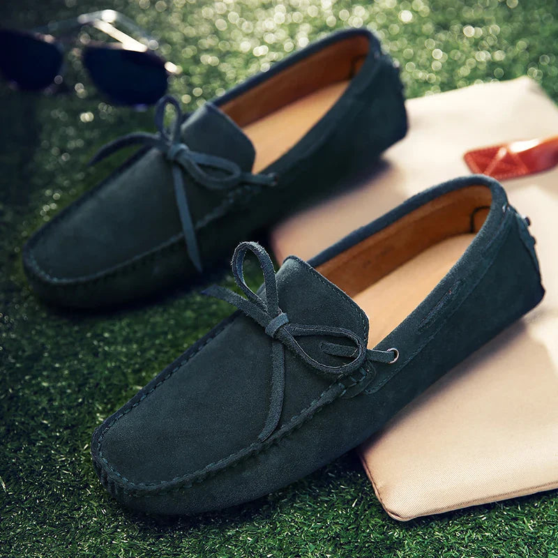 Mocassins d'été en suède décontractés