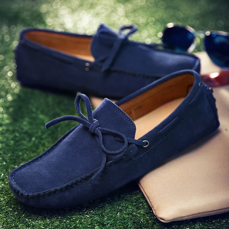 Mocassins d'été en suède décontractés