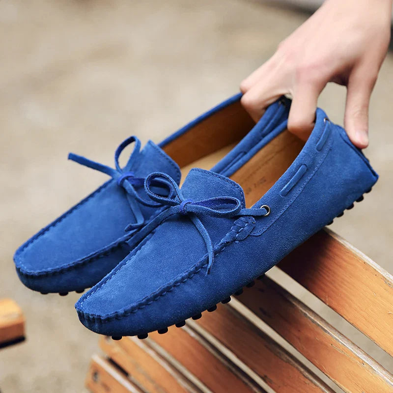 Mocassins d'été en suède décontractés