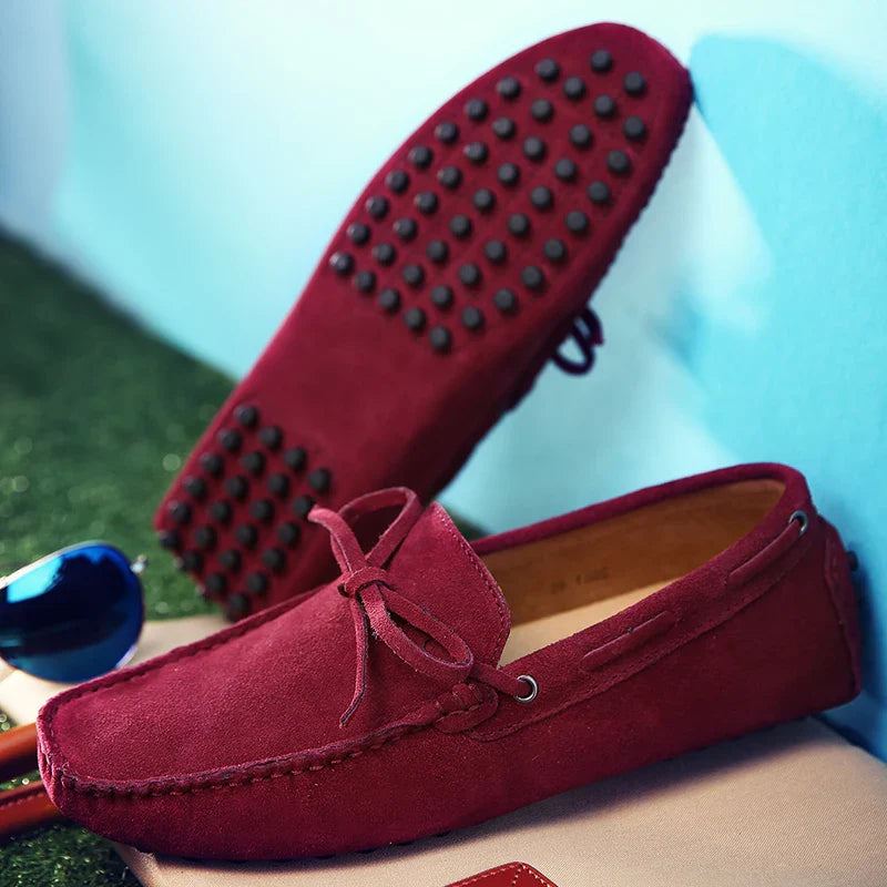 Mocassins d'été en suède décontractés