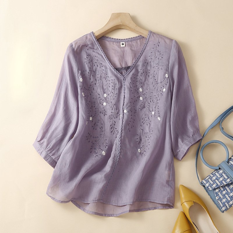 MAEVEN™ | Savannah Linen Blouse