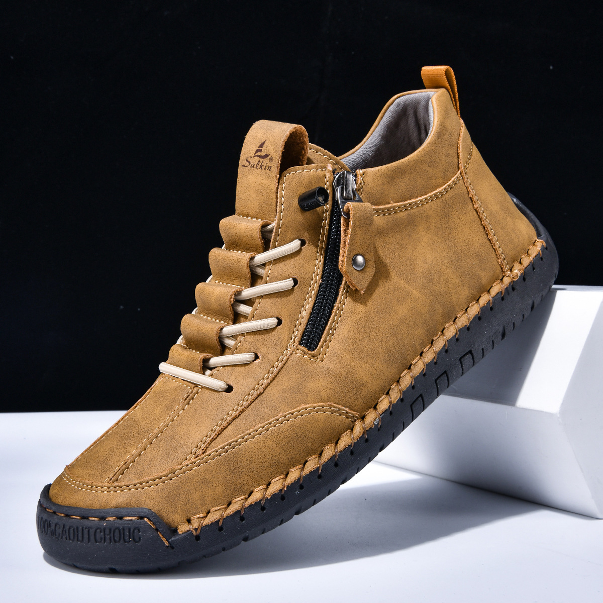 LOUIS & MARGOT | CHAUSSURES EN NABUK AVEC ZIP POUR HOMME