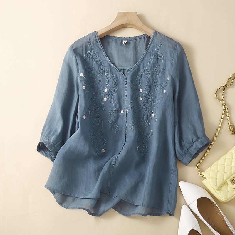 MAEVEN™ | Savannah Linen Blouse