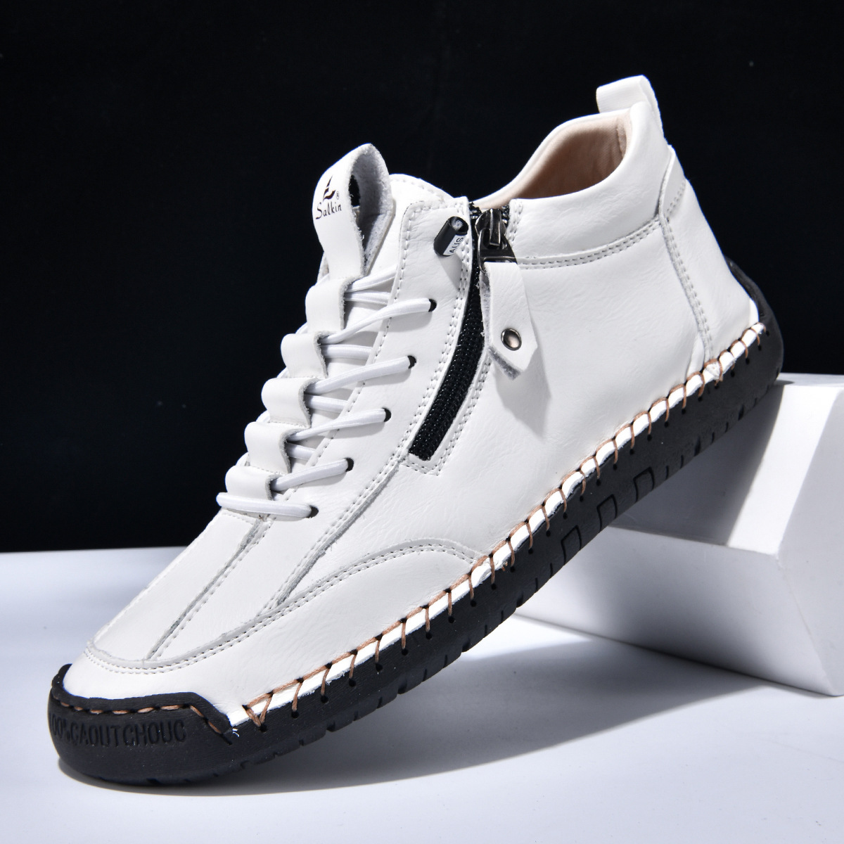LOUIS & MARGOT | CHAUSSURES EN NABUK AVEC ZIP POUR HOMME