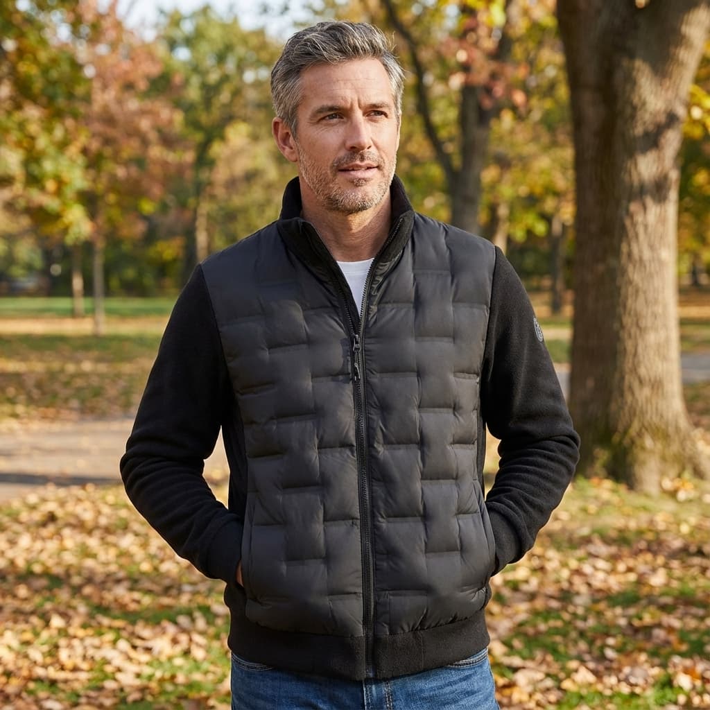 LOUIS & MARGOT | VESTE D’HIVER MATELASSÉE ÉLÉGANTE POUR HOMME