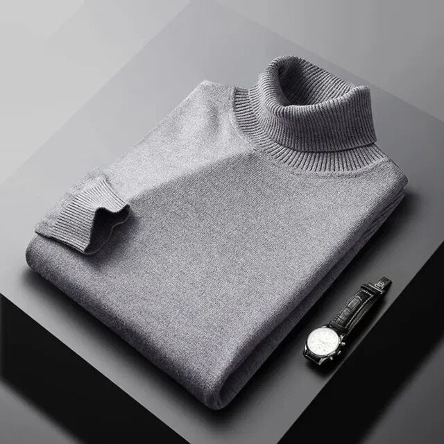 LOUIS & MARGOT | PULL EN MAILLE À COL ROULÉ POUR HOMME