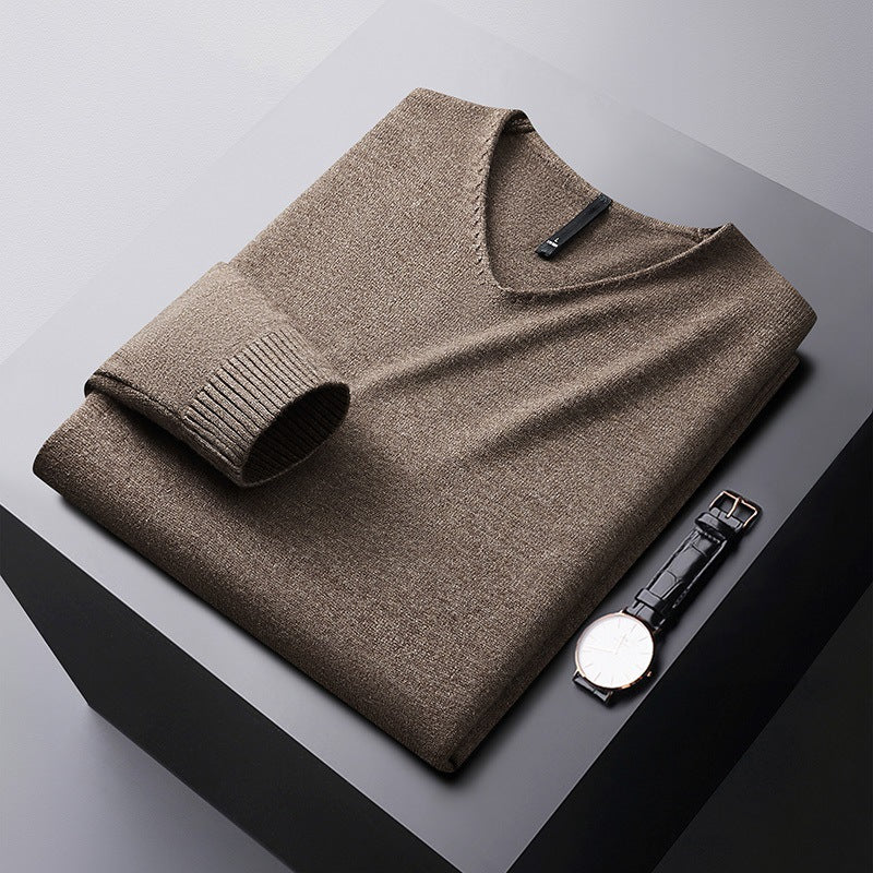 LOUIS & MARGOT | PULL EN V EN FIBRES NOBLES POUR HOMME
