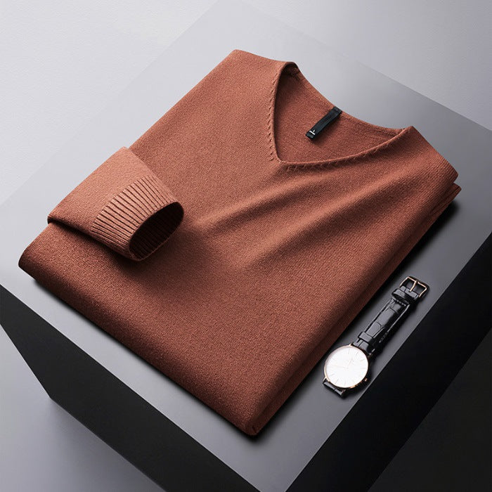 LOUIS & MARGOT | PULL EN V EN FIBRES NOBLES POUR HOMME