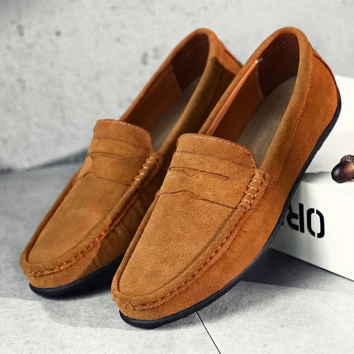 Mocassins en suède Lorenzo