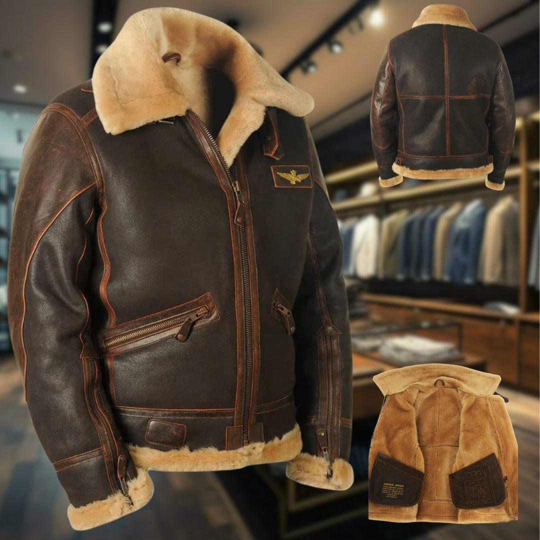 LOUIS & MARGOT | VESTE AVIATEUR CLASSIQUE POUR HOMME
