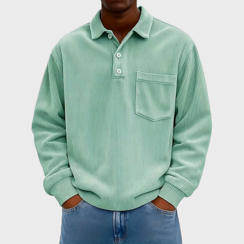 LOUIS & MARGOT | CHEMISE EN CORDON À MANCHES LONGUES POUR HOMME