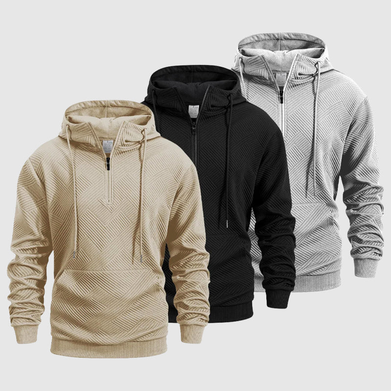 LOUIS & MARGOT | SWEAT À COL ZIPPÉ QUARTER