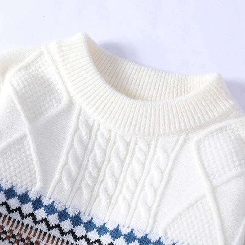 LOUIS & MARGOT | PULL EN MAILLE NORDIQUE POUR HOMME