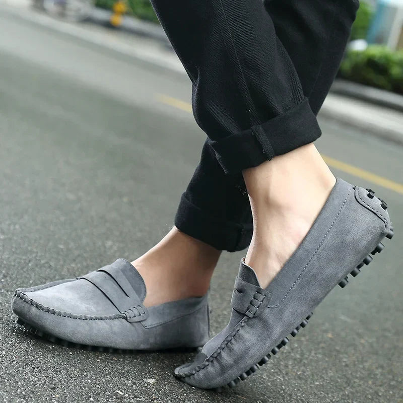 Loafers en suède décontractés