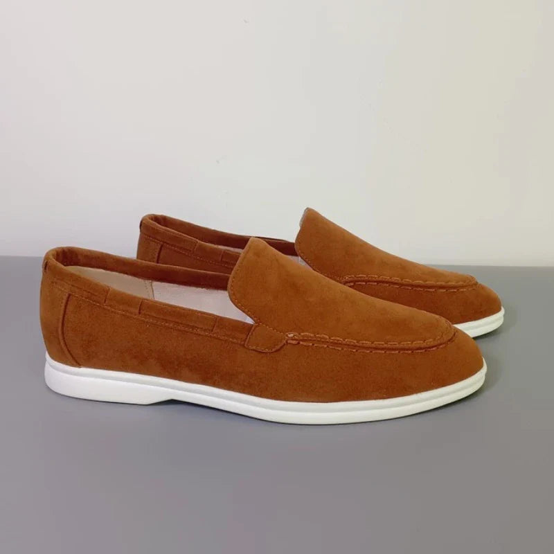 Loafers en suède premium