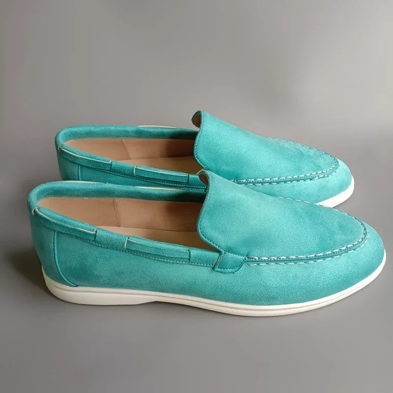 Loafers en suède premium