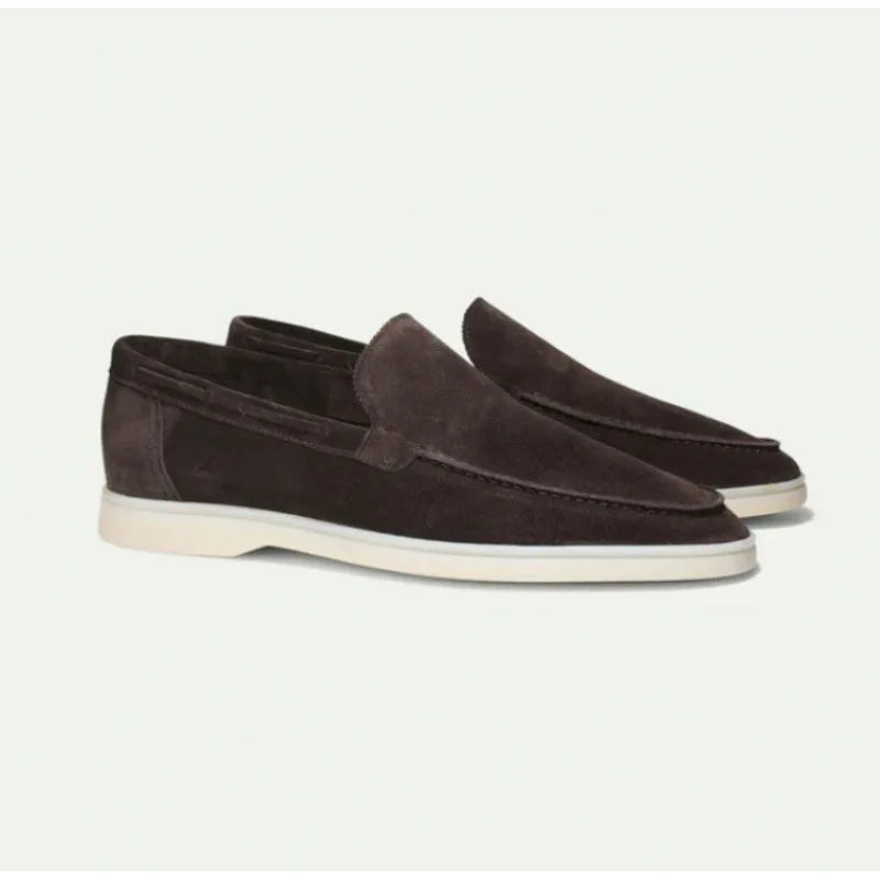 Loafers en suède premium
