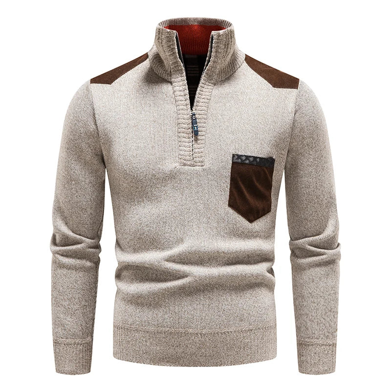 LOUIS & MARGOT | PULL HOMME EN POLAIRE AVEC ZIP