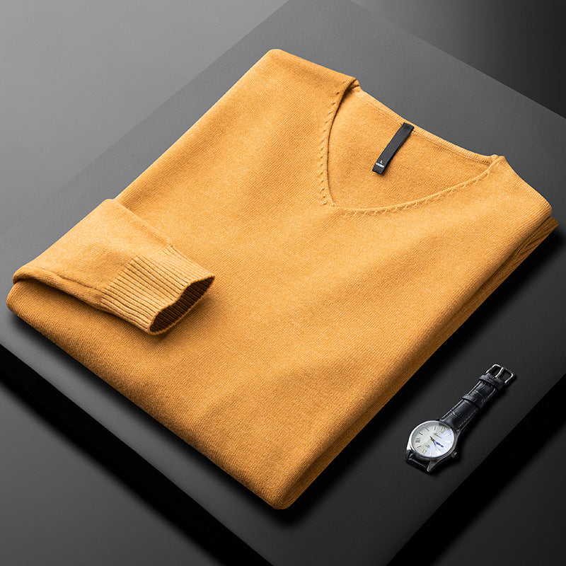 LOUIS & MARGOT | PULL EN V EN FIBRES NOBLES POUR HOMME