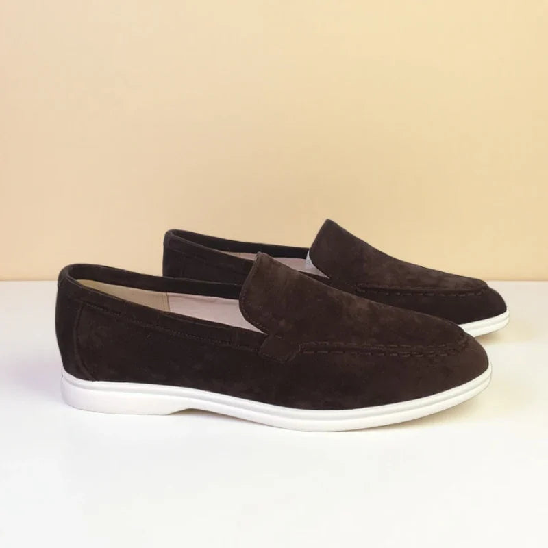 Loafers en suède premium
