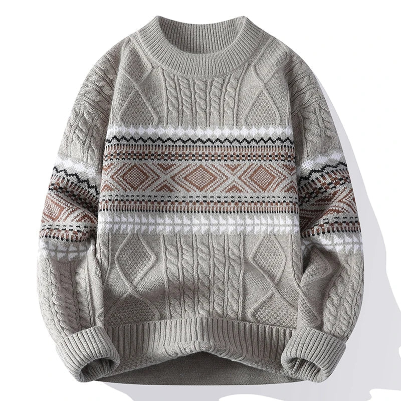 LOUIS & MARGOT | PULL EN MAILLE NORDIQUE POUR HOMME