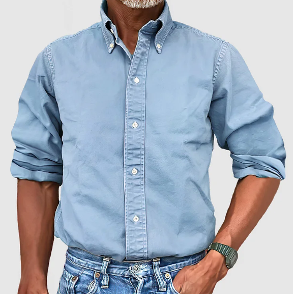 LOUIS & MARGOT | CHEMISE À MANCHES LONGUES ANTI-PLIS POUR HOMME
