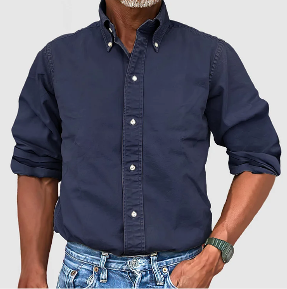 LOUIS & MARGOT | CHEMISE À MANCHES LONGUES ANTI-PLIS POUR HOMME