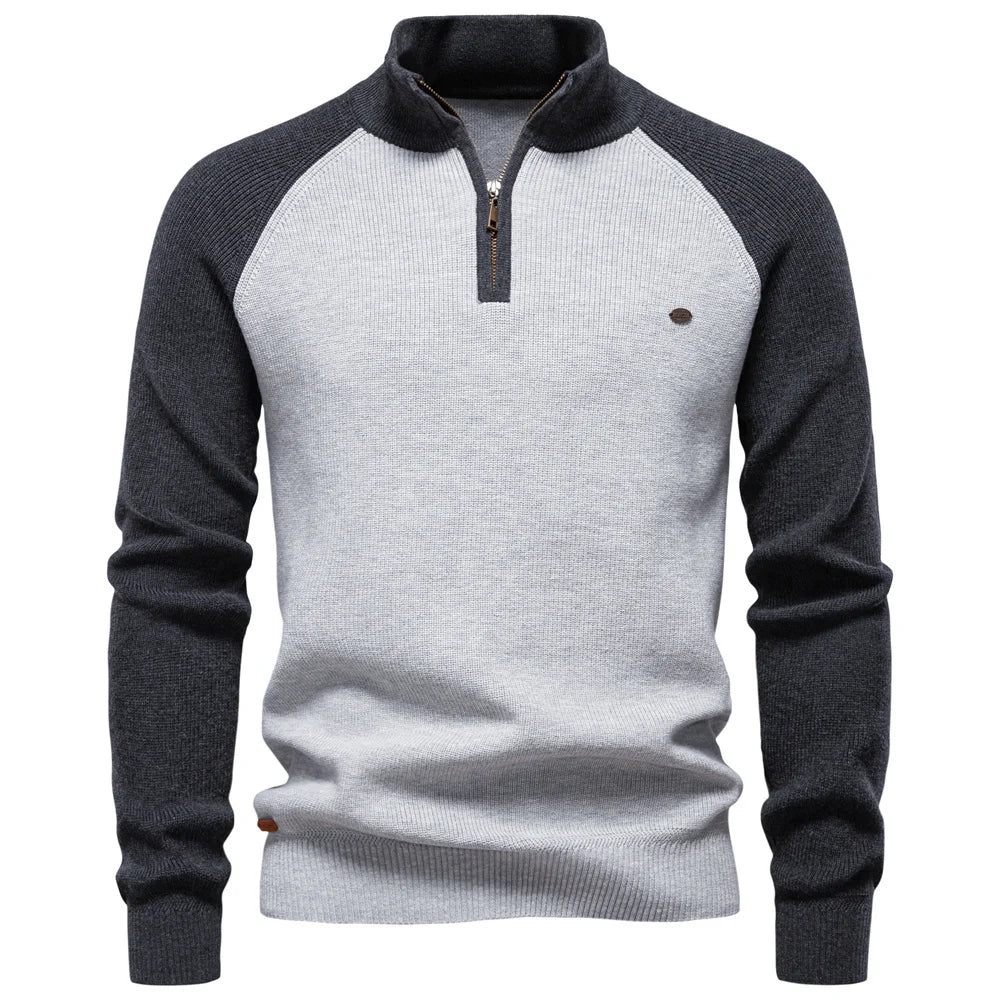 LOUIS & MARGOT | PULL QUART ZIP POUR HOMME