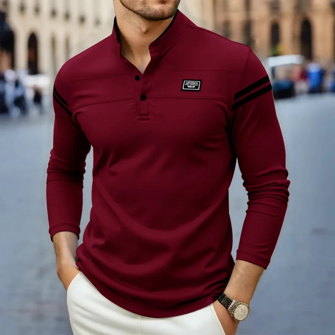 LOUIS & MARGOT | T-SHIRT À MANCHES LONGUES MODERNE POUR HOMME
