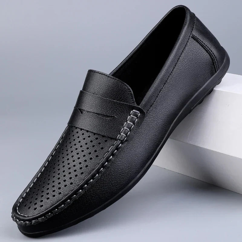Mocassins en cuir italien classiques