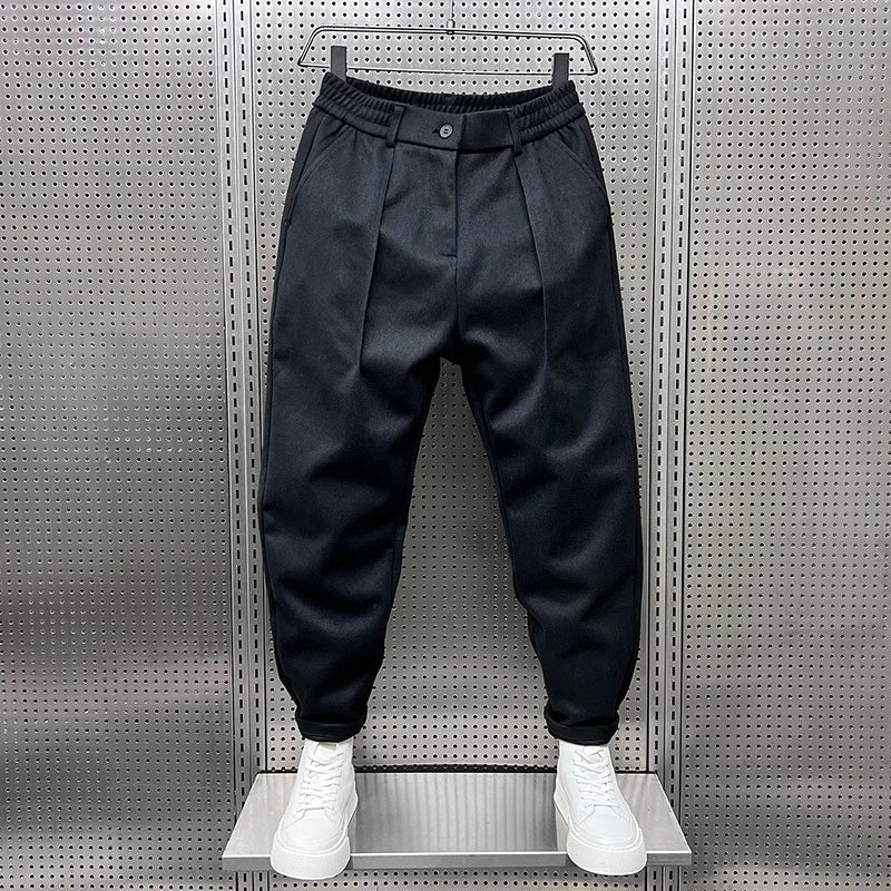 LOUIS & MARGOT | PANTALONS TAPERED TEXTURÉS