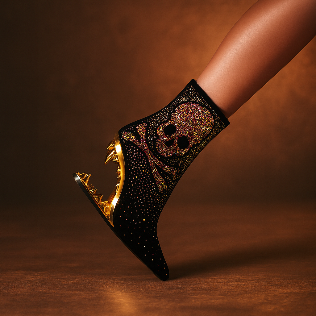 MAEVEN™ | Coraline Skull Boots
