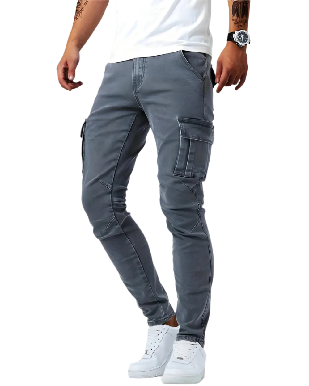 LOUIS & MARGOT | PANTALON CARGO STRETCH POUR HOMMES
