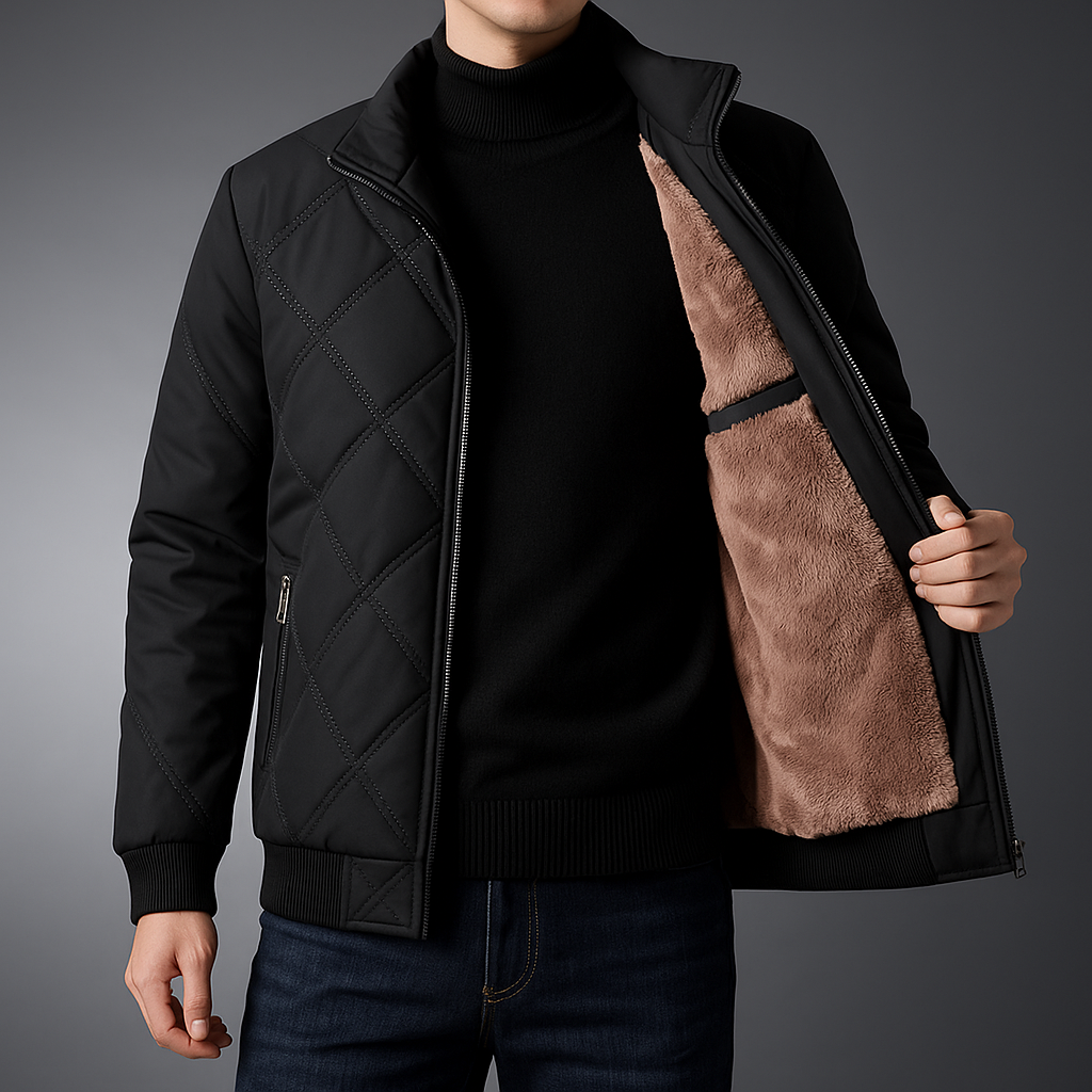 LOUIS & MARGOT | VESTE EN POLAIRE MATELASSÉE POUR HOMME