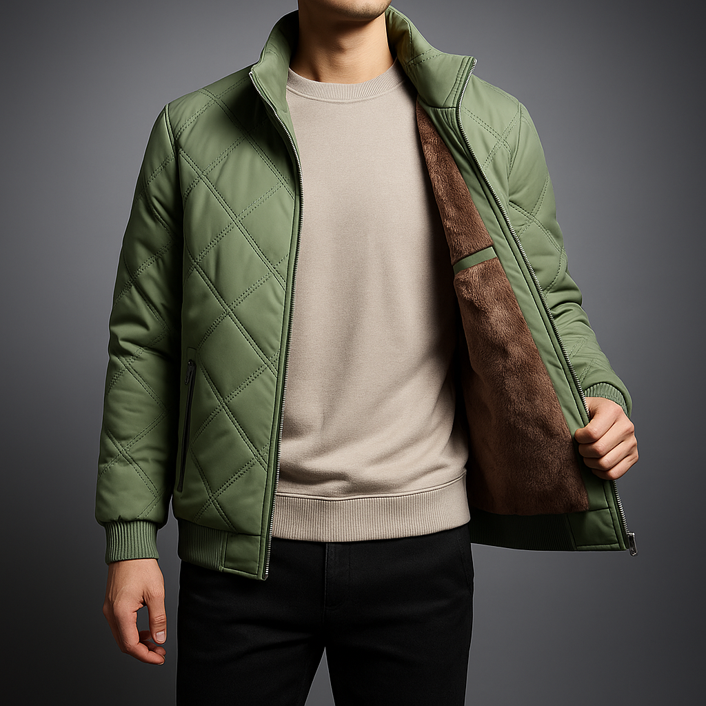 LOUIS & MARGOT | VESTE EN POLAIRE MATELASSÉE POUR HOMME
