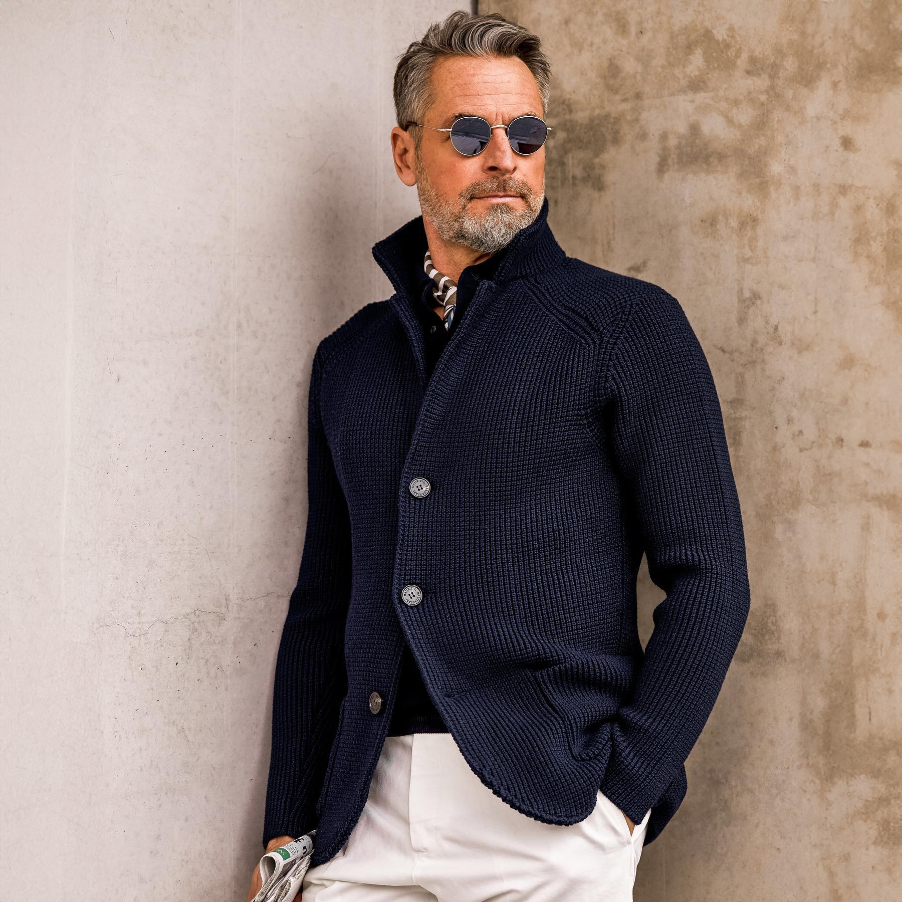 LOUIS & MARGOT | CARDIGAN EN MAILLE INTEMPORELLE