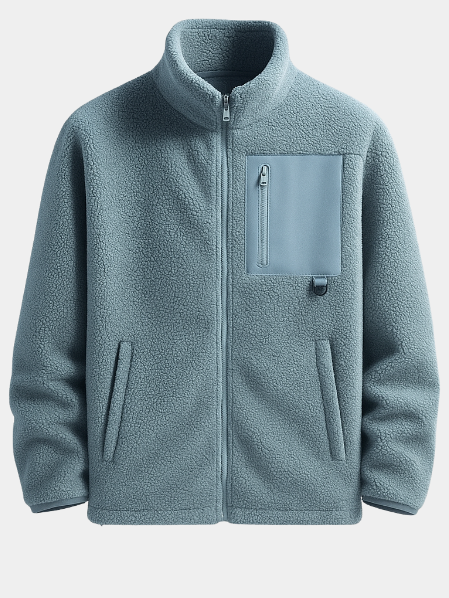 LOUIS & MARGOT | VESTE EN POLAIRE AVEC ZIP POUR HOMMES
