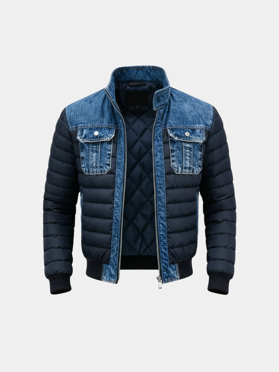 LOUIS & MARGOT | VESTE EN DENIM REMBOURRÉE HYBRIDE POUR HOMME