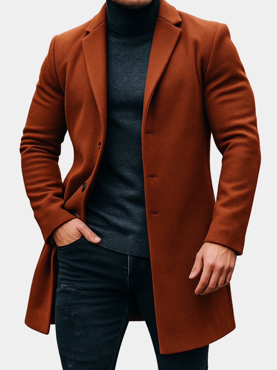 LOUIS & MARGOT | TRENCH EN LAINE POUR HOMMES
