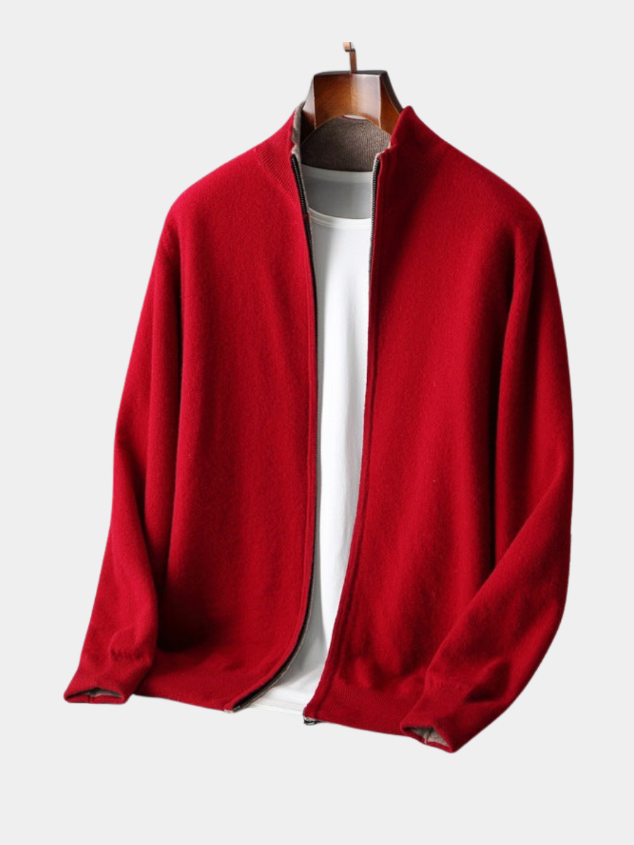 LOUIS & MARGOT | CARDIGAN ZIPPÉ EN MAILLE POUR HOMME