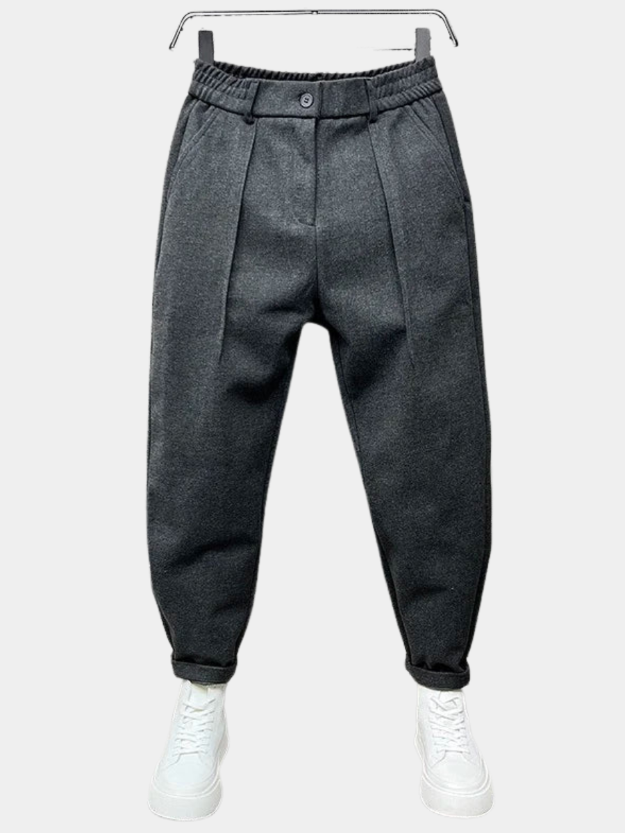 LOUIS & MARGOT | PANTALONS TAPERED TEXTURÉS