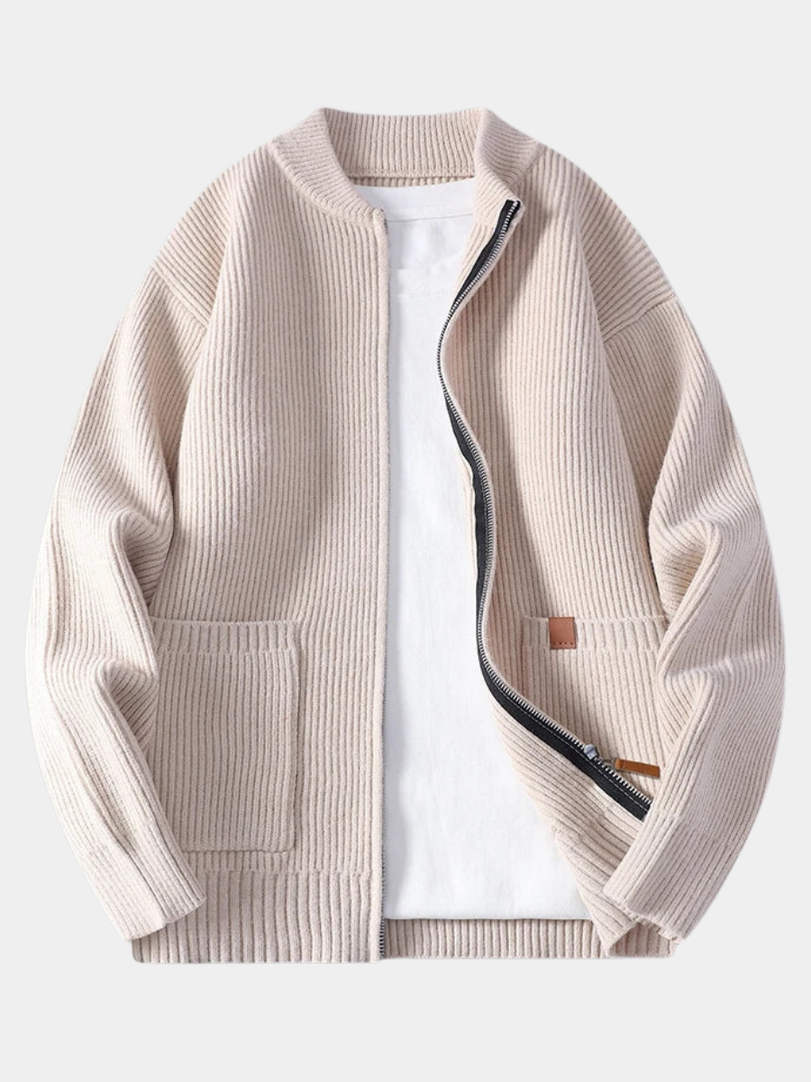 LOUIS & MARGOT | VESTE ZIP HOMME À CÔTES