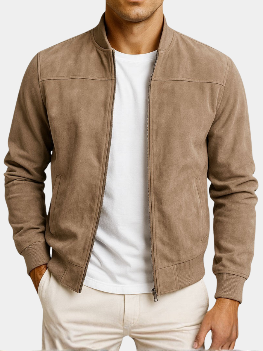 LOUIS & MARGOT | VESTE EN CUIR SUEDE URBAINE