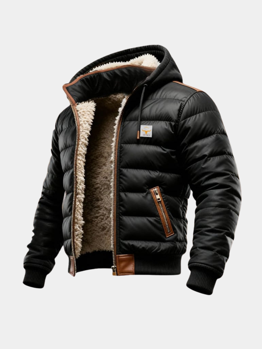 LOUIS & MARGOT | ÉLÉGANTE VESTE MATELASSÉE SHERPA POUR HOMME