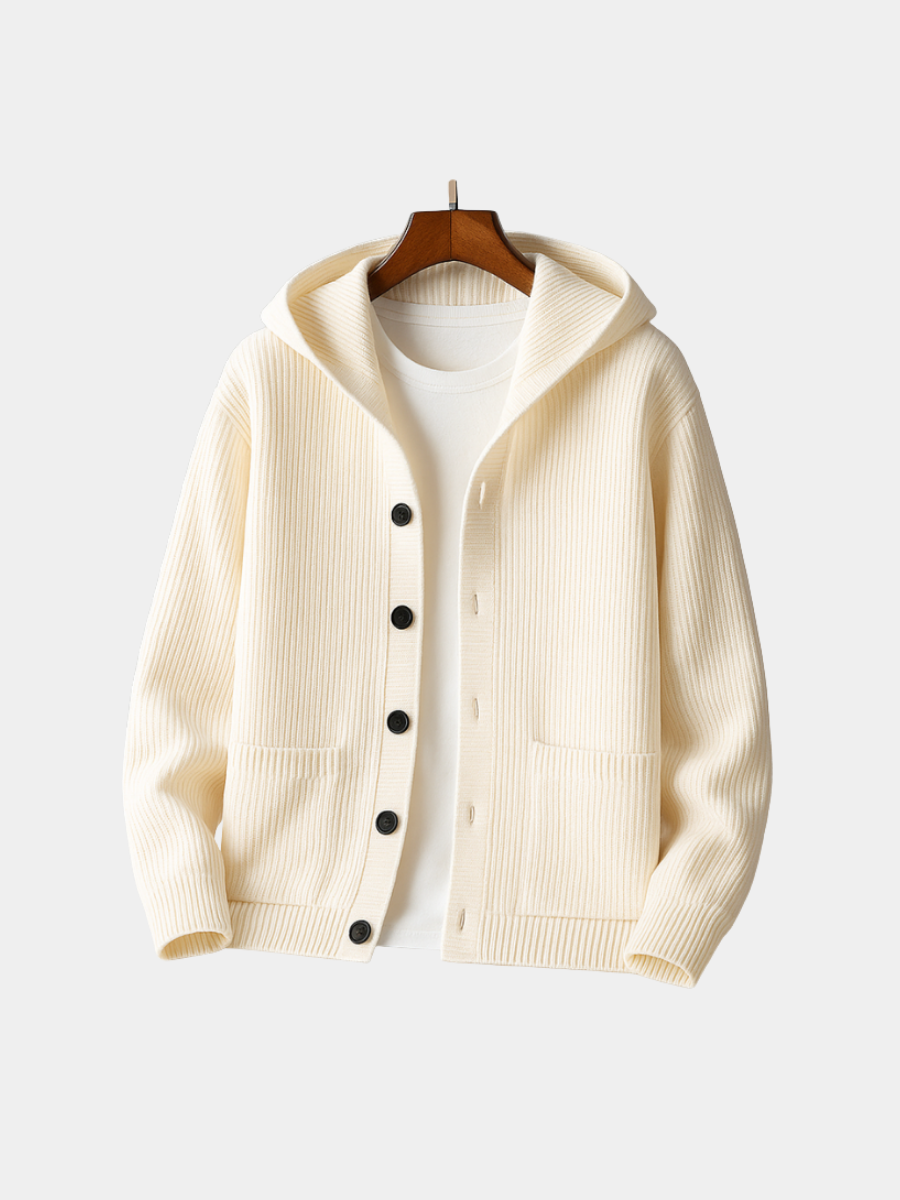 LOUIS & MARGOT | CARDIGAN À CAPUCHE POUR HOMME